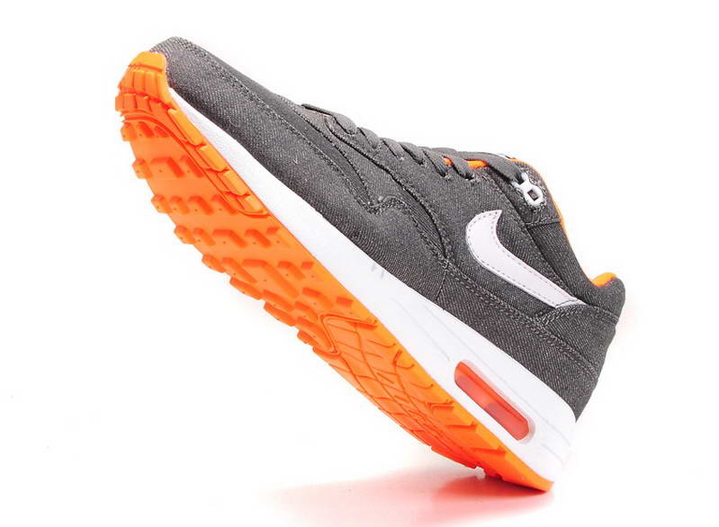 Nike Air Max 1 87 fourrure Chaussures Hommes Noir Blanc (1)